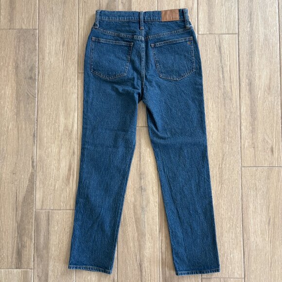 Madewell Perfect Vintage Jean Women's 26 Blue Haight Dark Wash Denim Boho Casual - Picture 8 of 11